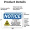 Signmission Radiation & Laser Sign, 7 in H x 10 in W, Vinyl Decal, Rectangle OS-2PACK-NS-D-710-L-19081 - alternate 5